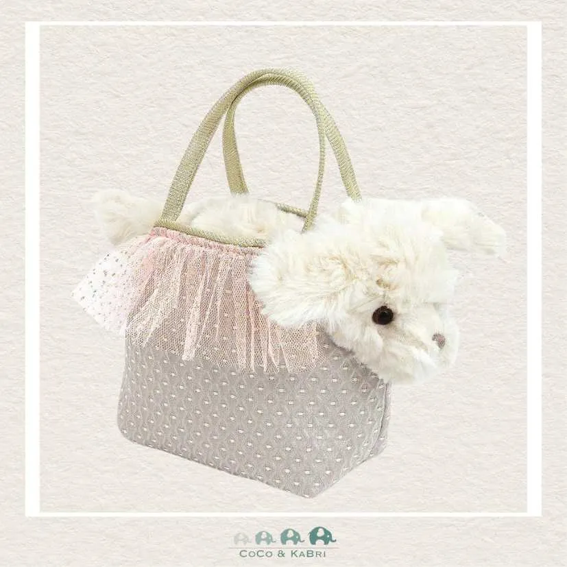 Mon Ami Sugar Maltese Puppy Stuffie & Purse Set