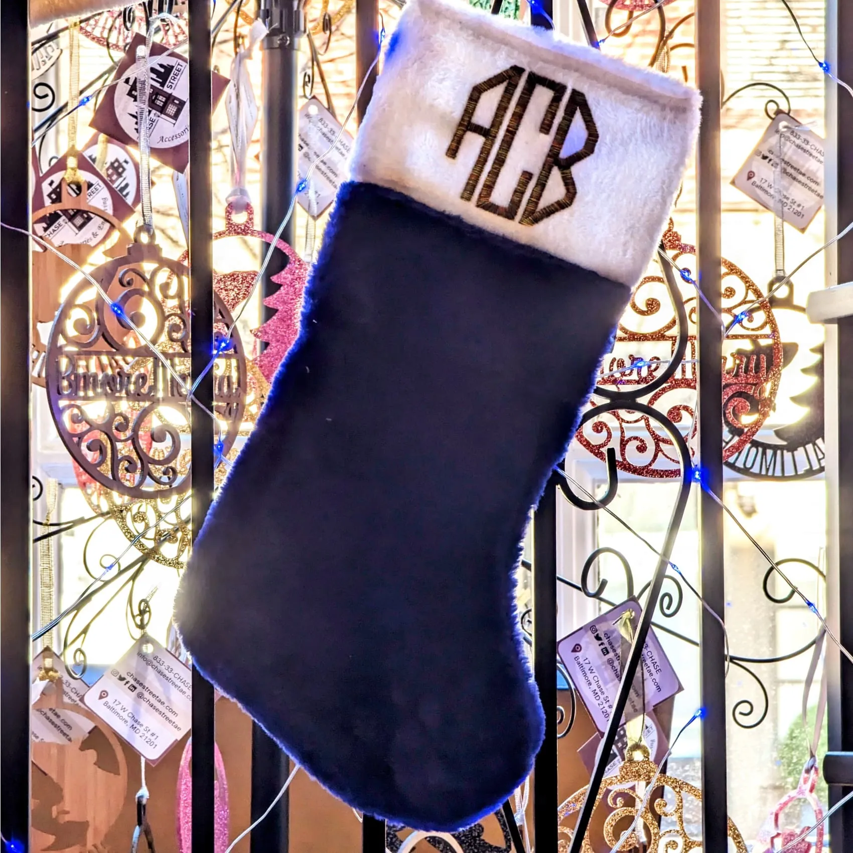 Monogrammed Christmas Stocking
