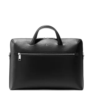 Montblanc Subetable Door Bag with Meisterück 4810 Black 129190 shoulder strap