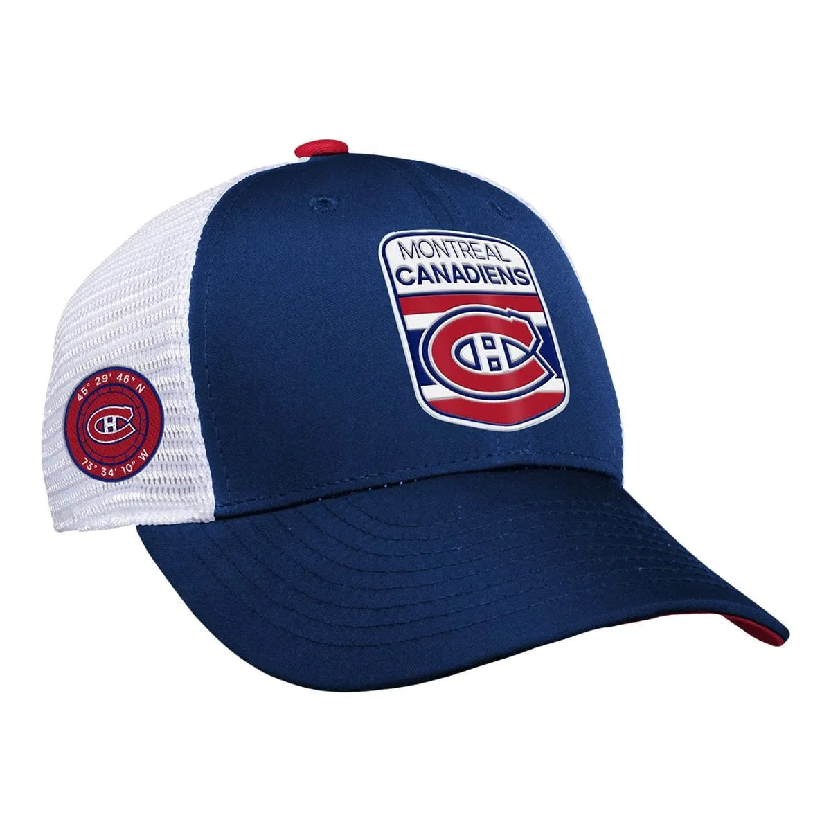 Montreal Canadiens - Fanatics NHL Draft Structured Trucker Youth Hat