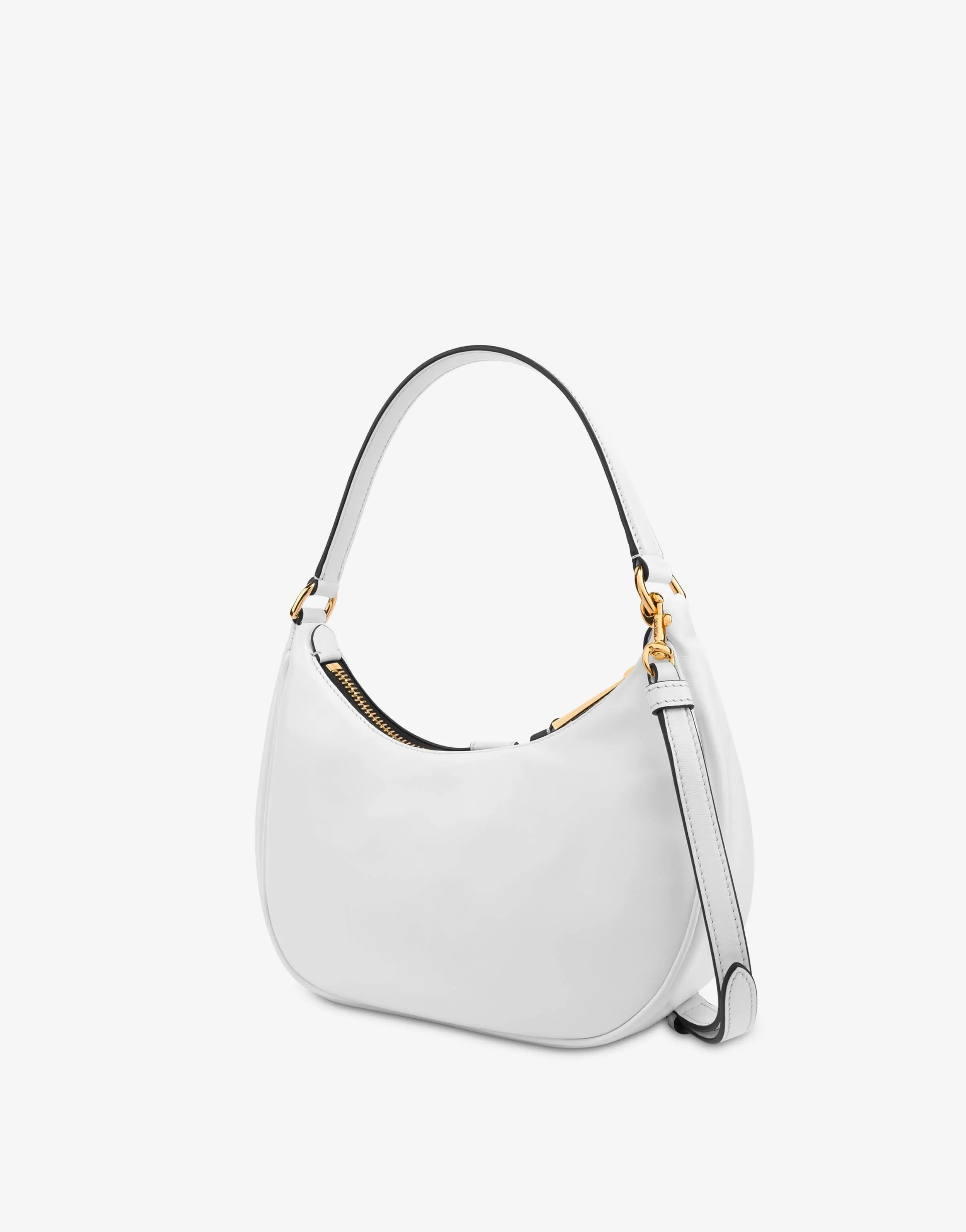 Moschino Belt Calfskin Hobo Bag