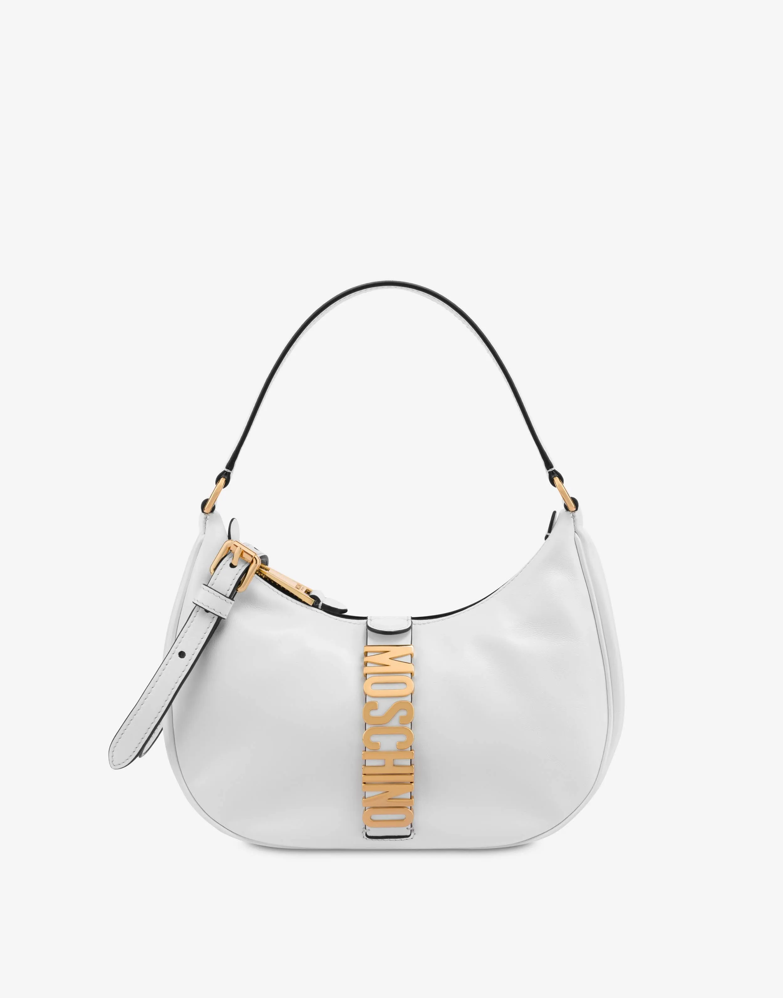 Moschino Belt Calfskin Hobo Bag