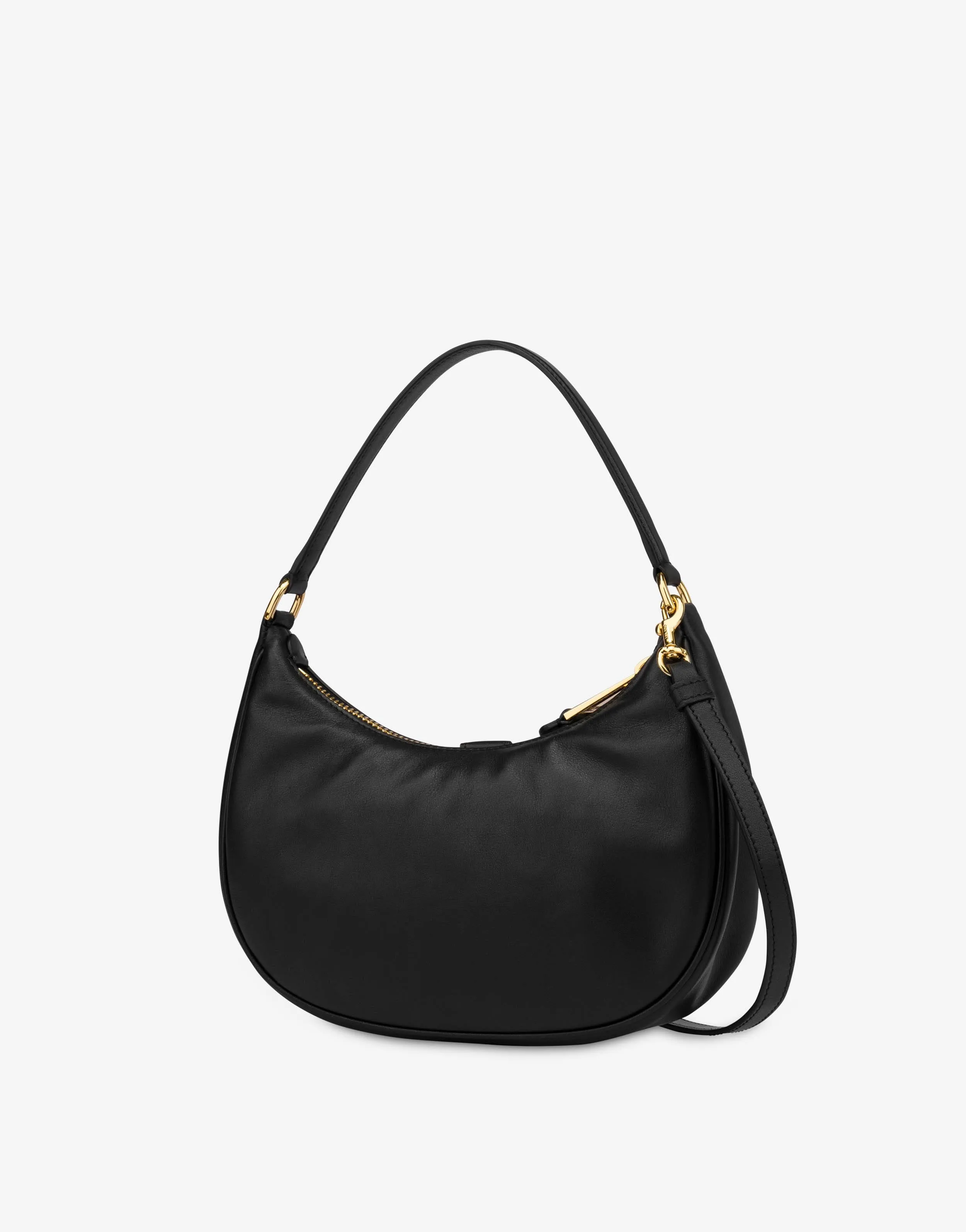 Moschino Belt Calfskin Hobo Bag