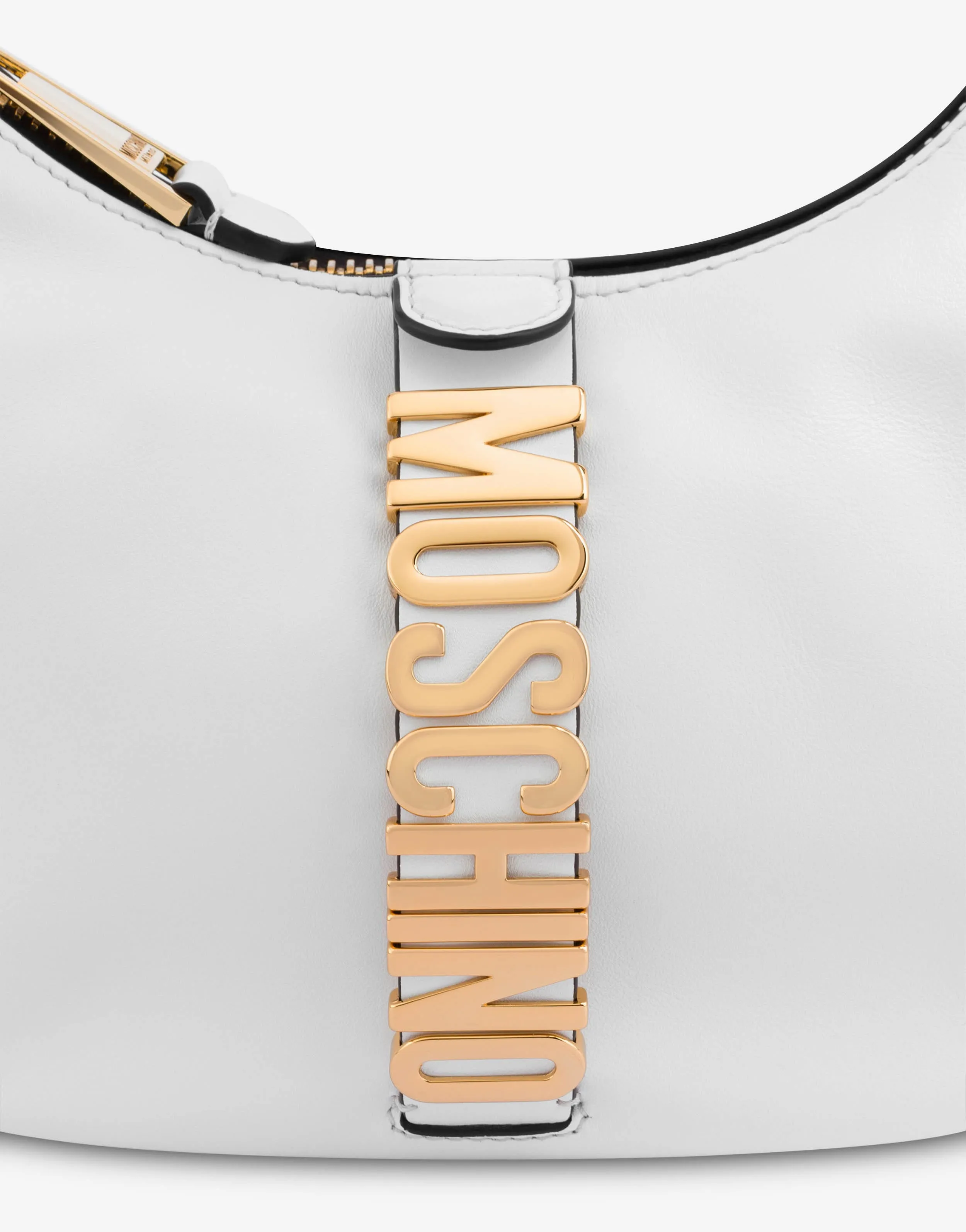Moschino Belt Calfskin Hobo Bag