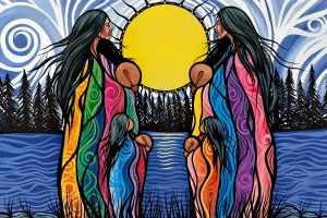 MOTHER DAUGHTER WATER SONG DIAMOND ART KIT