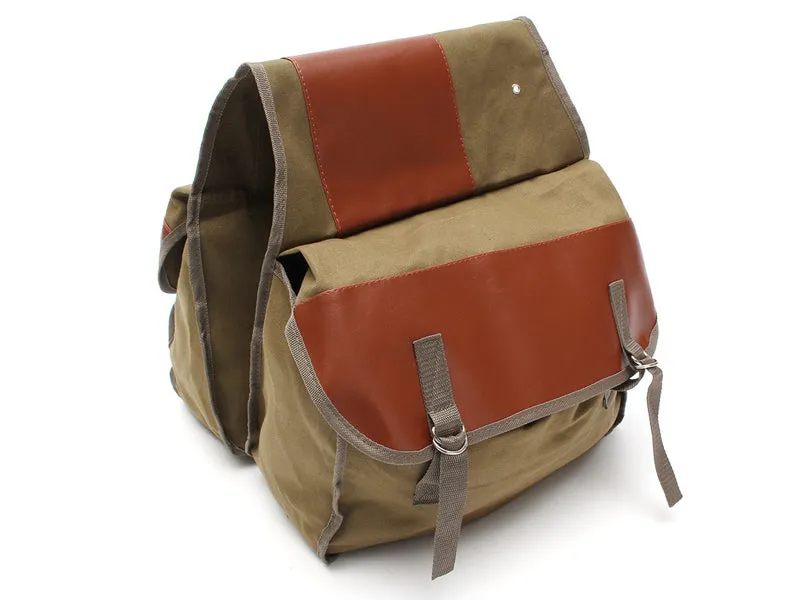 Motorcycle Canvas Saddlebag for Harley Honda Suzuki