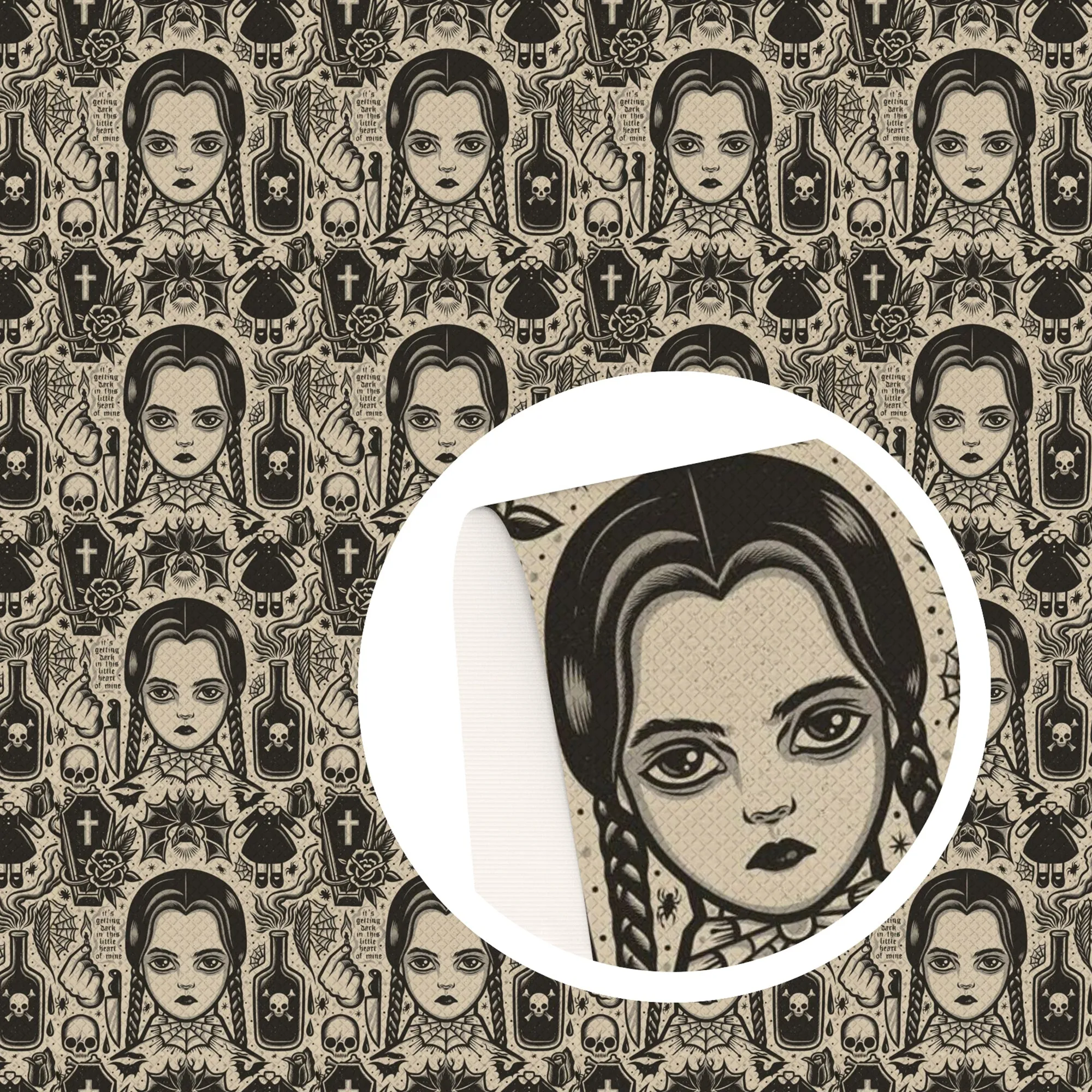Movie Theme Printed Fabric