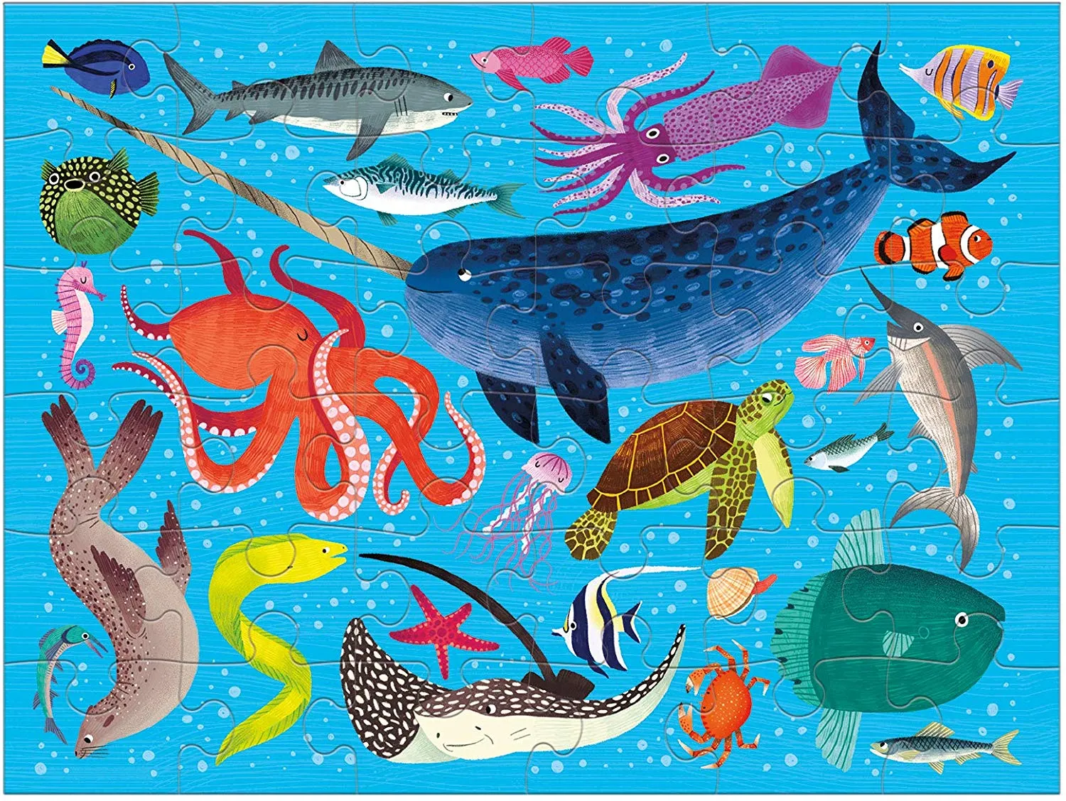Mudpuppy | Puzzle to Go | Ocean Life