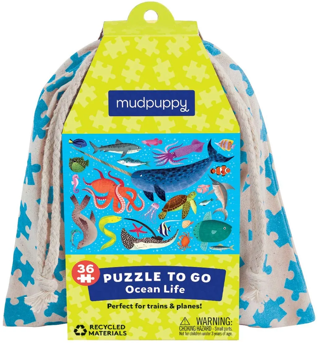 Mudpuppy | Puzzle to Go | Ocean Life