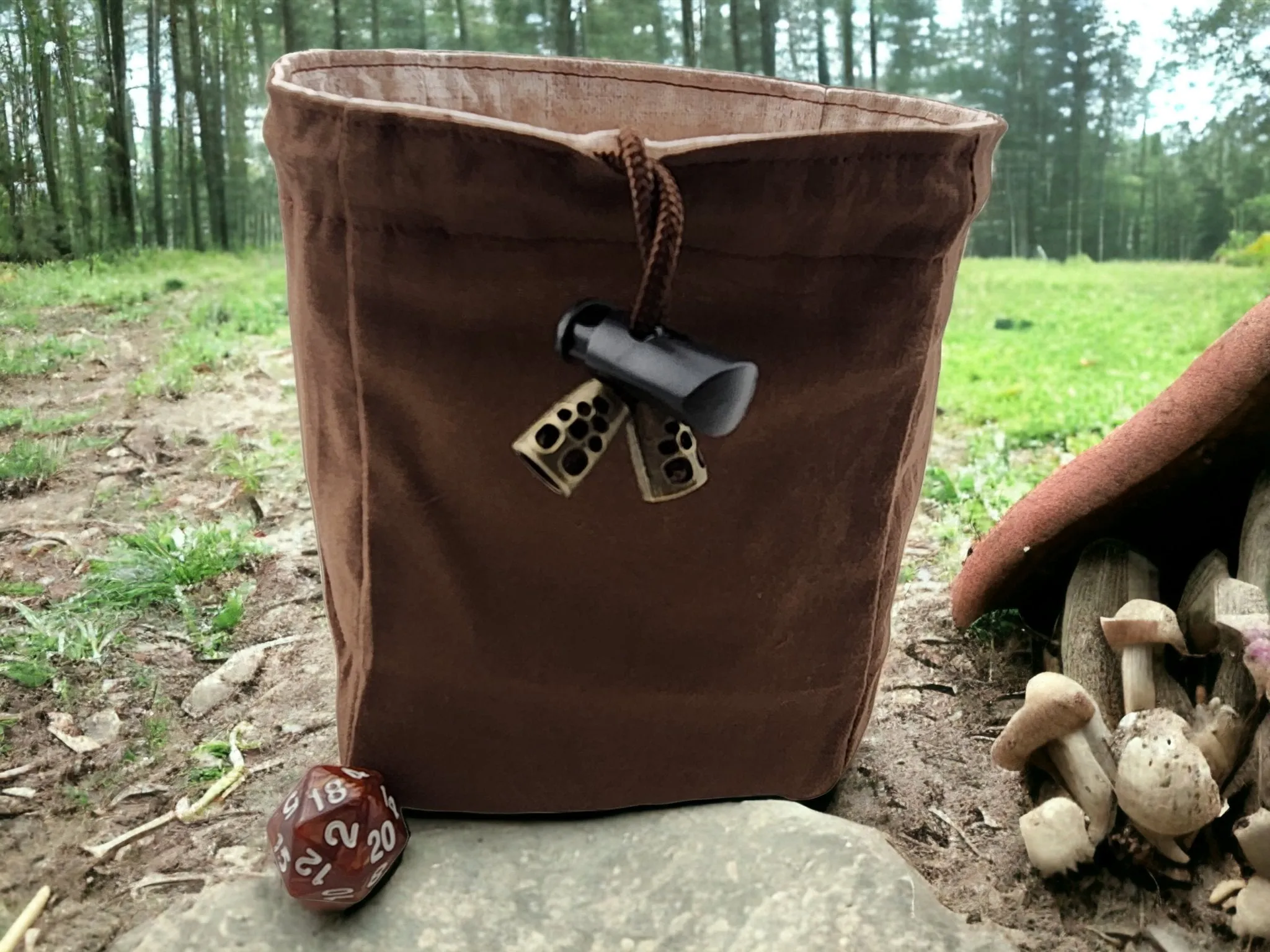 Mushroom Dice bag