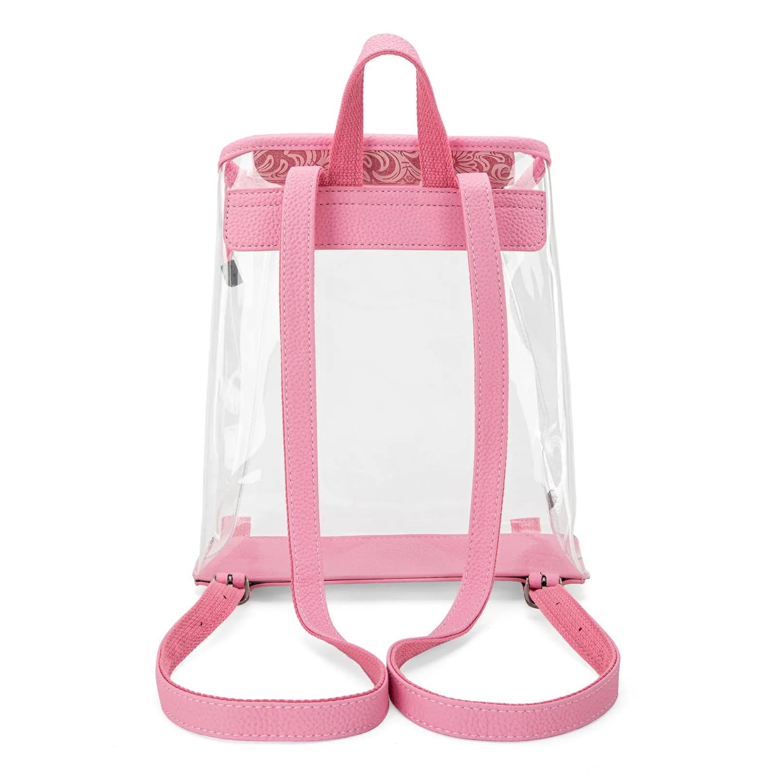 MW906-9110 Montana West Western Clear Backpack- Pink