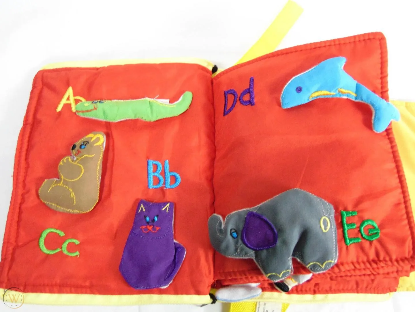 MY ABC ANIMAL BAG, HAND EMBROIDERED, ANIMALS INSIDE THE BAG PAGES ARE REMOVABLE WITH VELCRO ATTACHMENTS, SUPER CUTE BAG YOUR CHILD CAN TAKE WHEREVER THEY GO! Retails $30 
