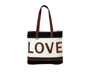 Myra Bag Letters of Love Tote Bag