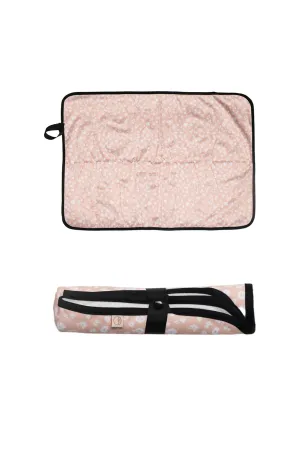 NESTLING Out & About Change Mat Pink Ditsy