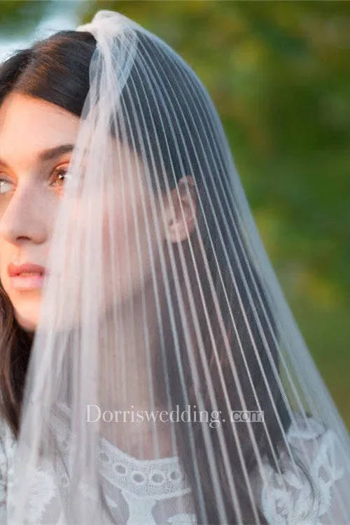 New Arrival Simple Soft Travel Shoot Veil Studio Photography Headdress