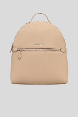 New Lily Backpack Full Grain Pu - Pure Cachemire