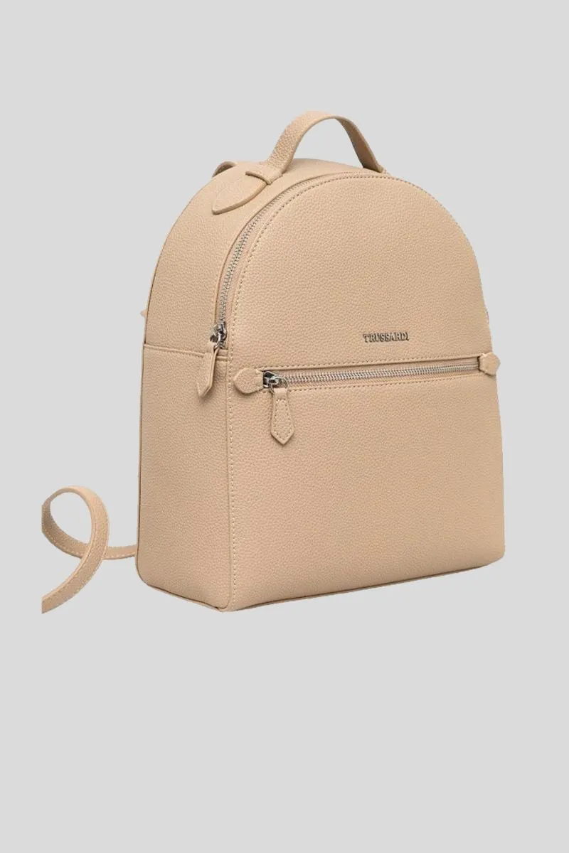 New Lily Backpack Full Grain Pu - Pure Cachemire