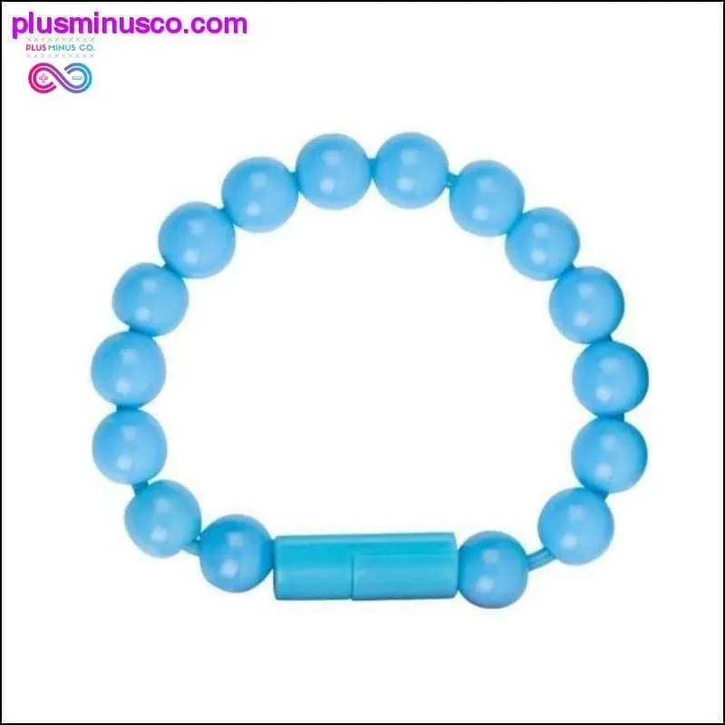 New Outdoor and Travel USB Wrist Band Beads Bracelet Data