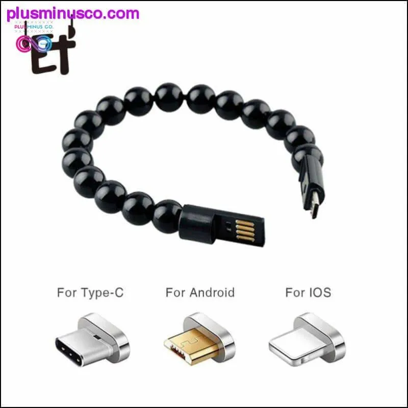 New Outdoor and Travel USB Wrist Band Beads Bracelet Data
