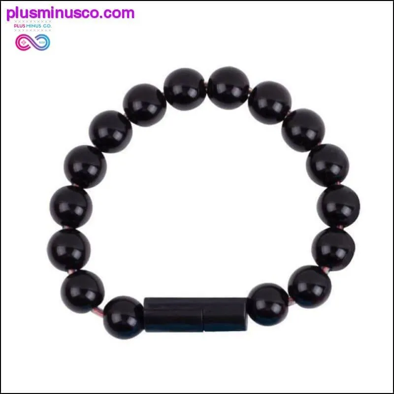 New Outdoor and Travel USB Wrist Band Beads Bracelet Data