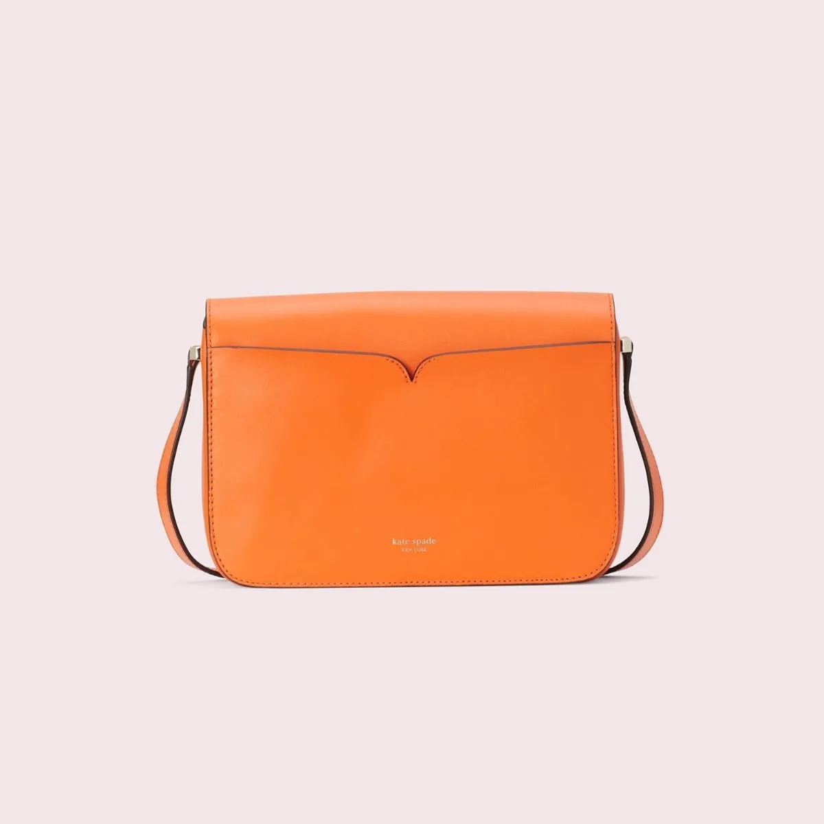 Nicola Twistlock Medium Juicy Orange Shoulder Bag