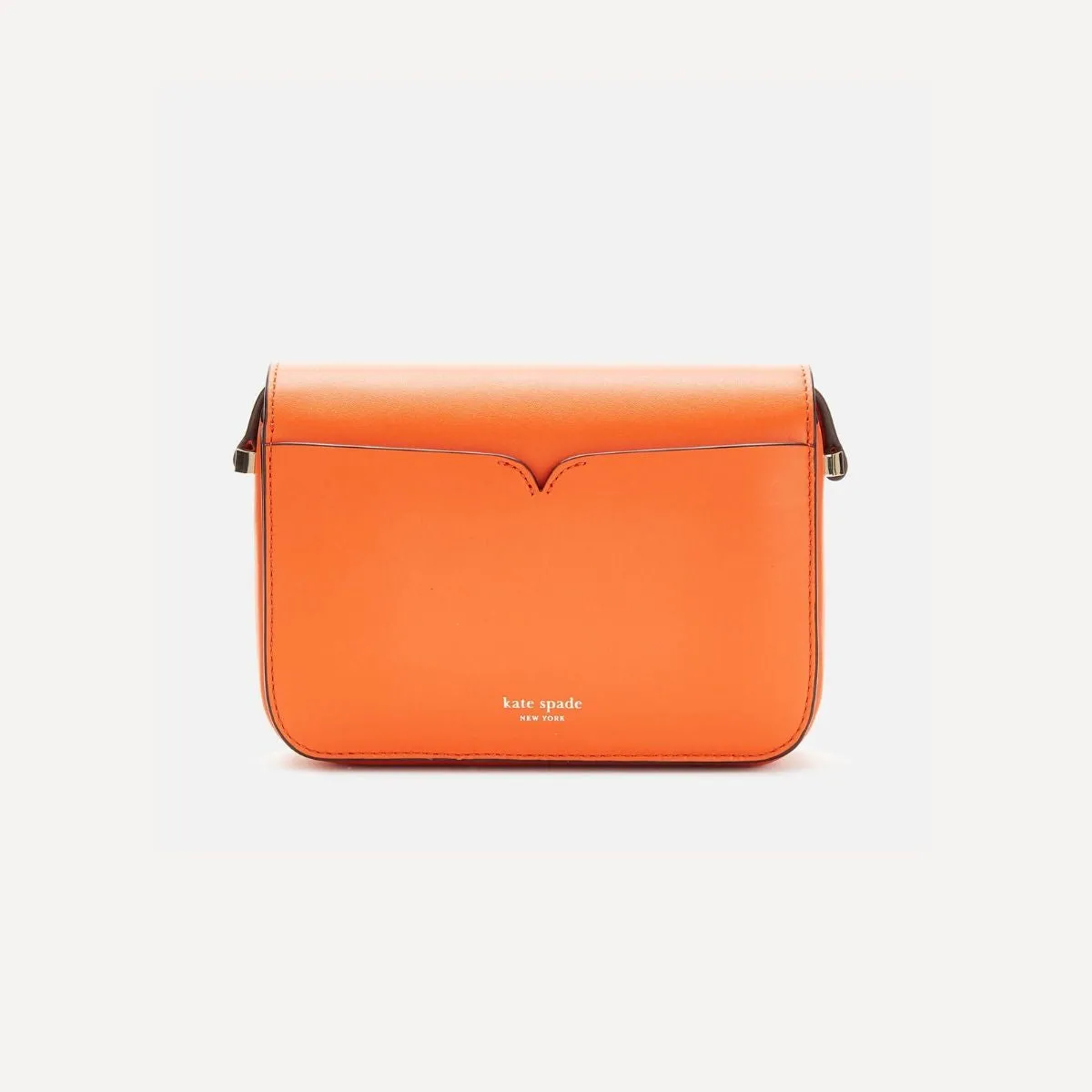 Nicola Twistlock Small Juicy Orange Shoulder Bag