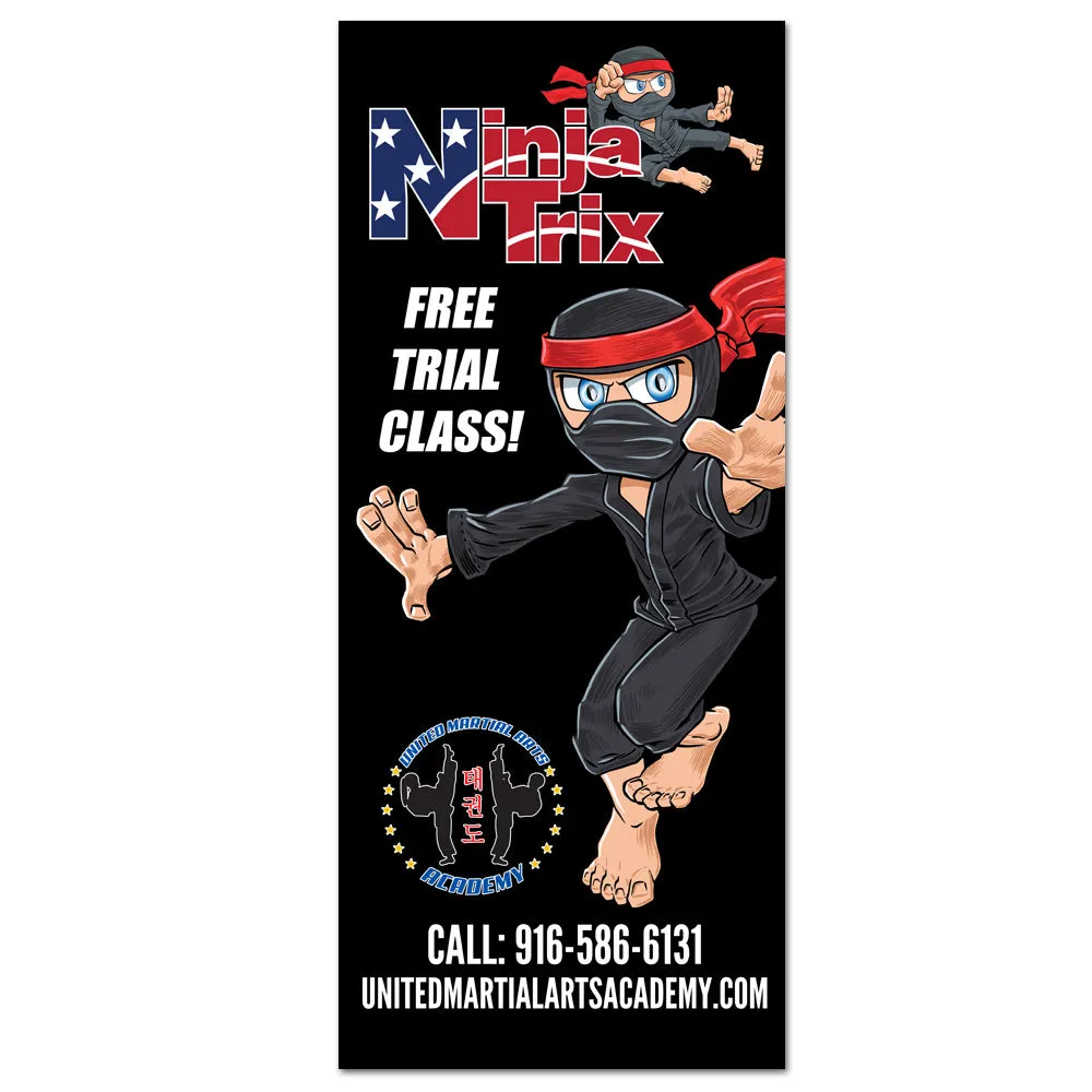 Ninja Trix Pop Up Banner