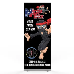 Ninja Trix Pop Up Banner