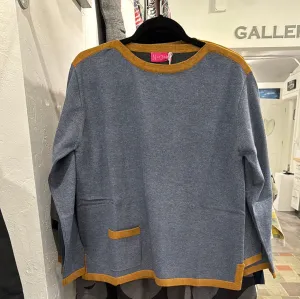 N.O.K. Sweater trimmed