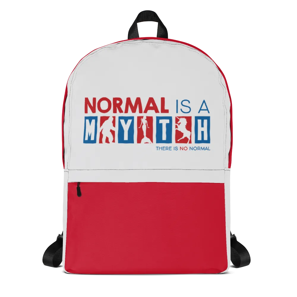 Normal is a Myth (Bigfoot, Mermaid, Unicorn) Backpack