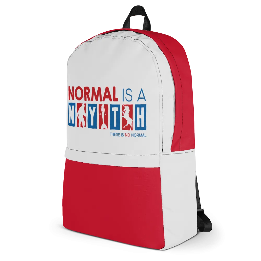 Normal is a Myth (Bigfoot, Mermaid, Unicorn) Backpack