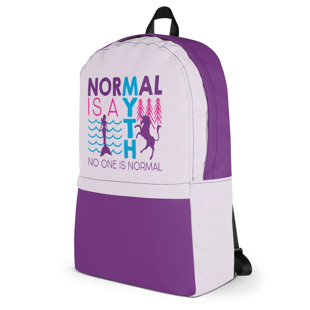 Normal is a Myth (Mermaid & Unicorn) Backpack