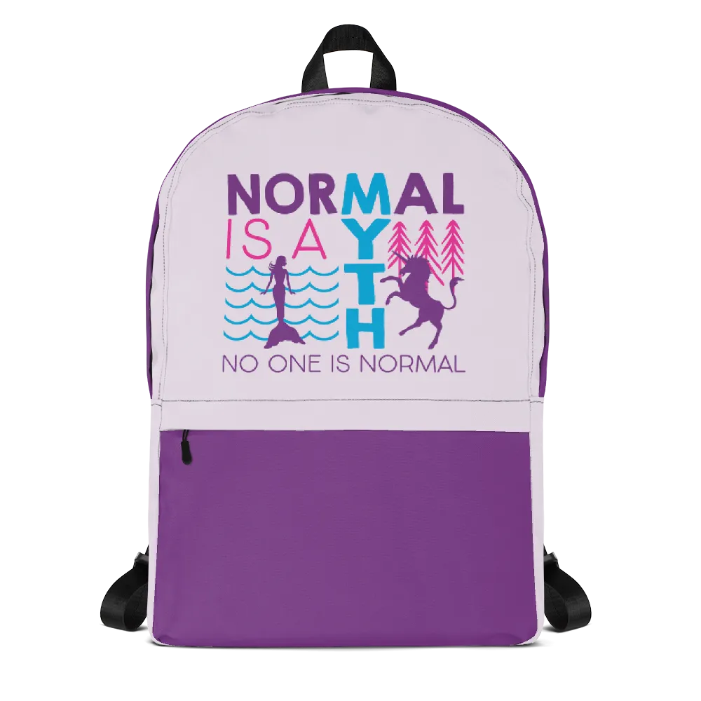 Normal is a Myth (Mermaid & Unicorn) Backpack