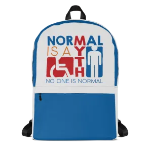 Normal is a Myth (Sign Icons) Backpack