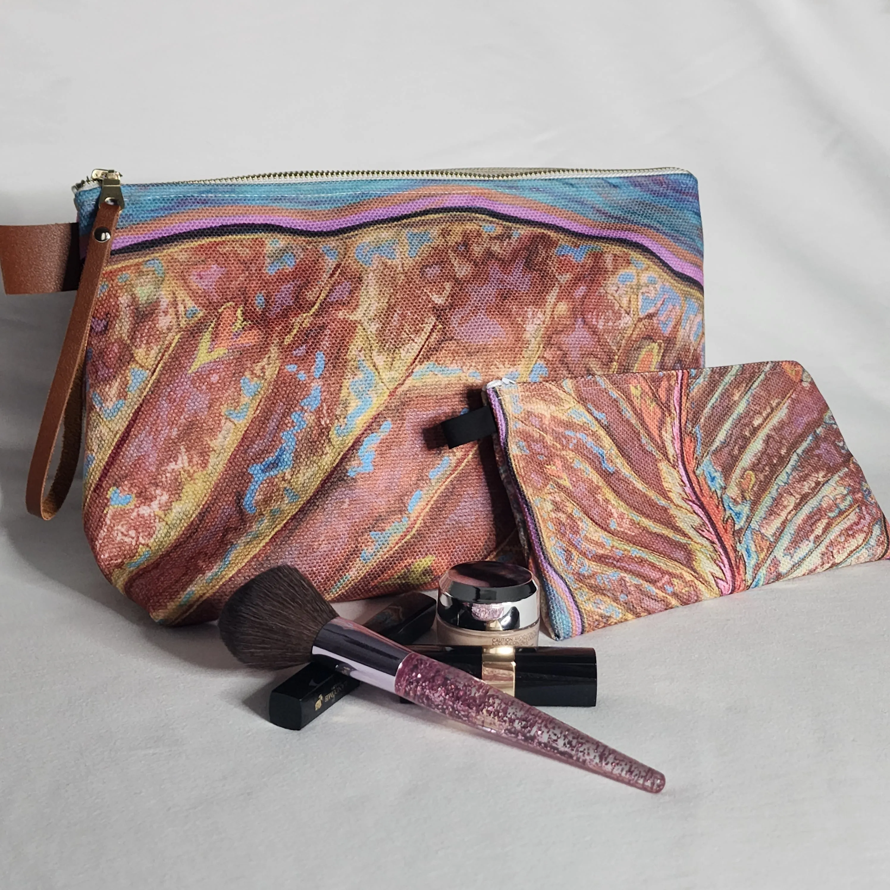 Nothing Gold Can Stay Makeup Bag