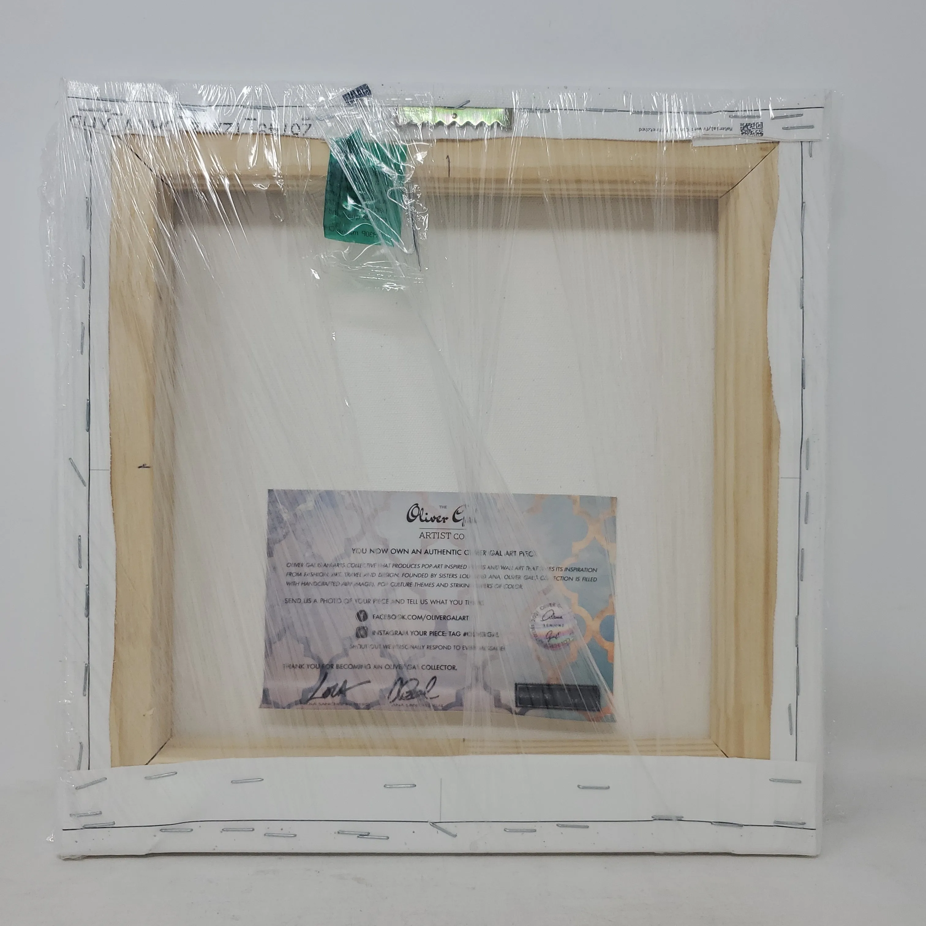 Oliver Gal Doll Memories Details LV Bag Canvas Art Wall Decor 12x12 in AP17B