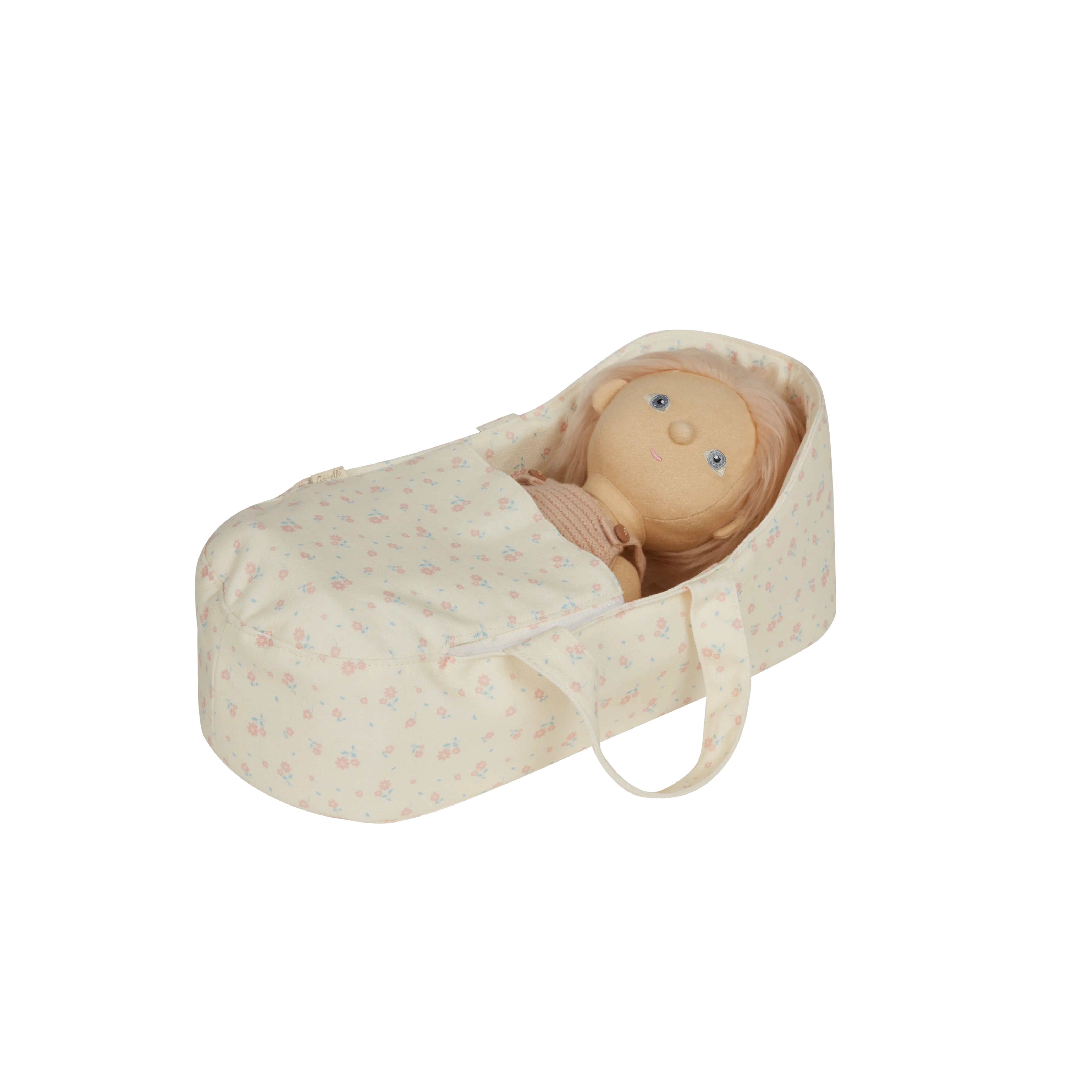 Olliella Dinkum Dolls Carry Cot - Pansy