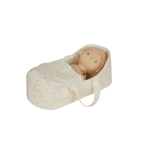 Olliella Dinkum Dolls Carry Cot - Pansy