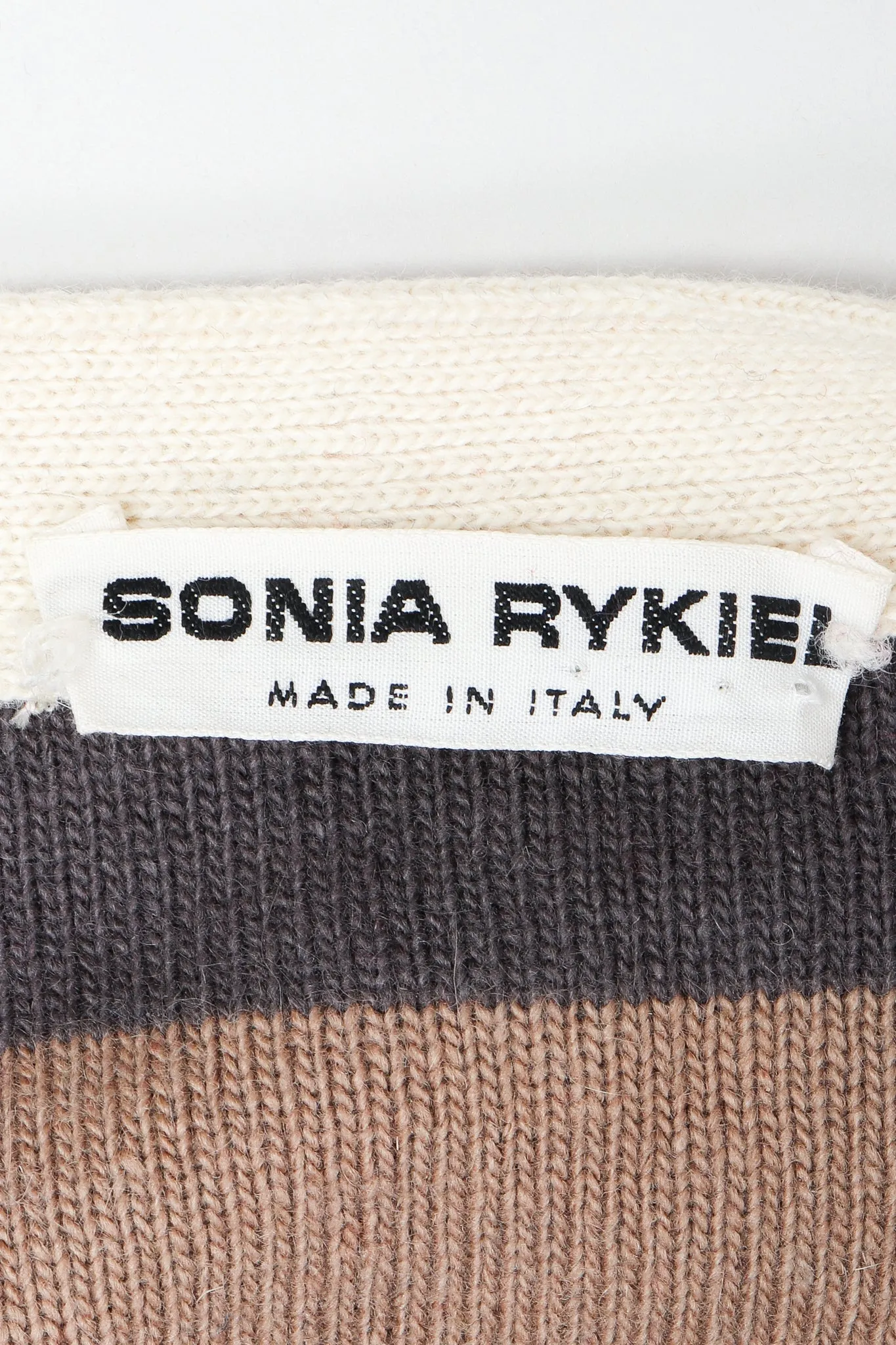 Ombré Striped Knit Boyfriend Cardigan