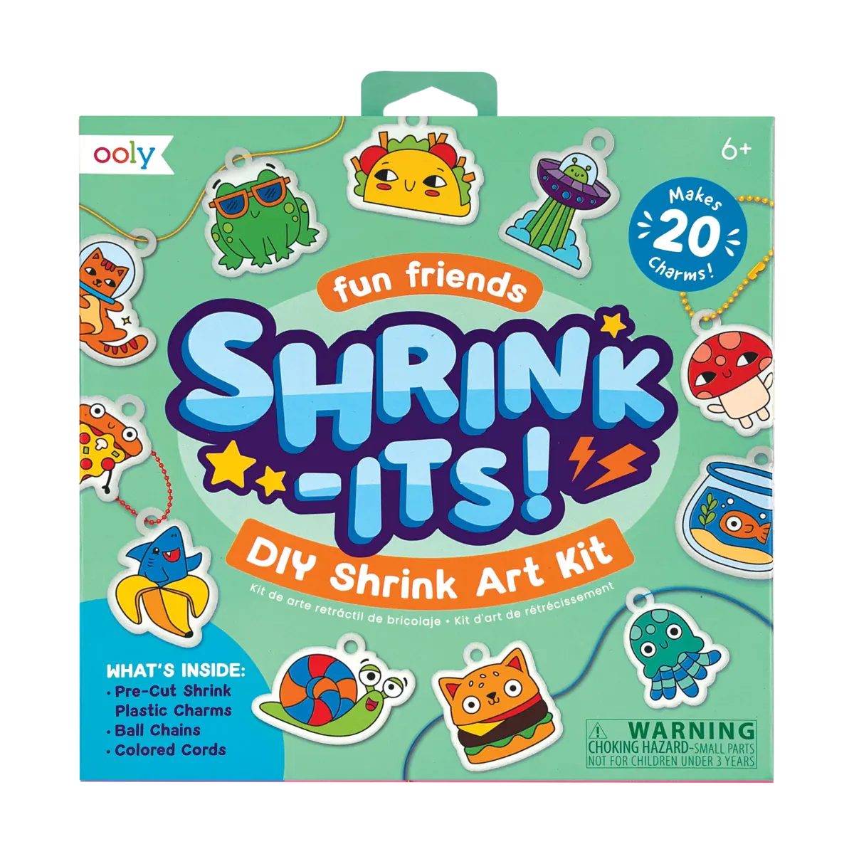 Ooly Shrink-its! DIY Shrink Art Kit - Fun Friends