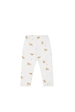Organic Cotton Everyday Legging - Lenny Leopard