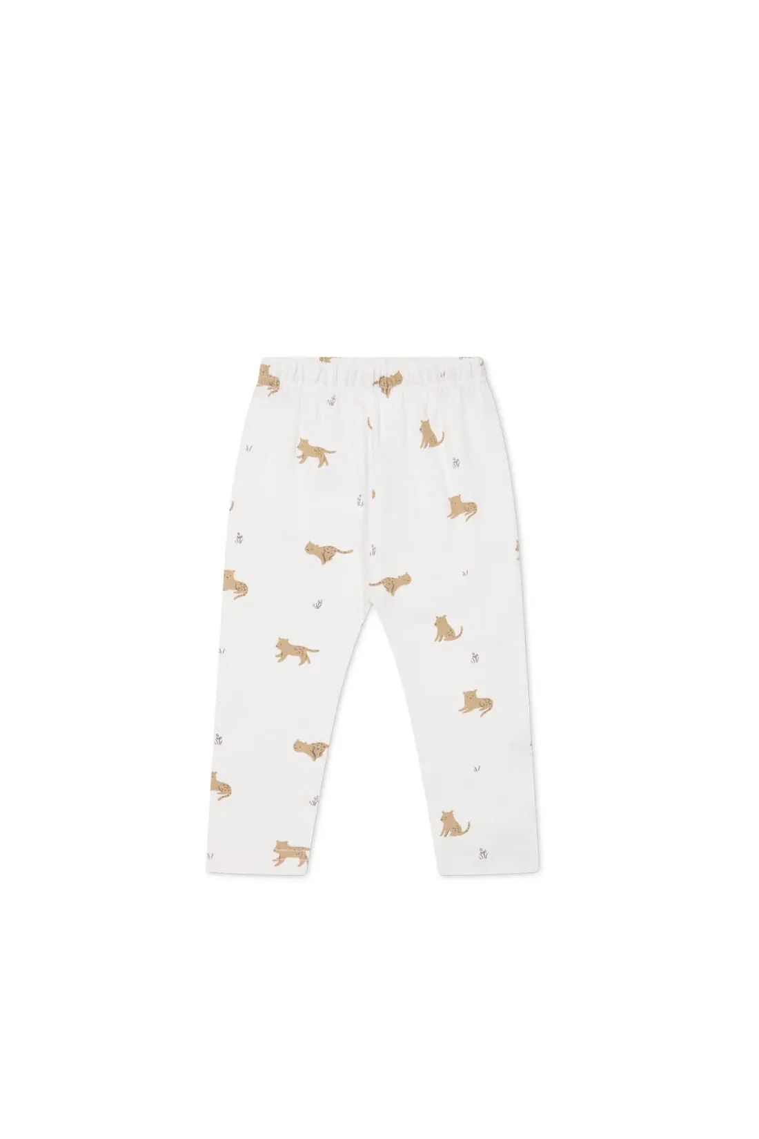 Organic Cotton Everyday Legging - Lenny Leopard