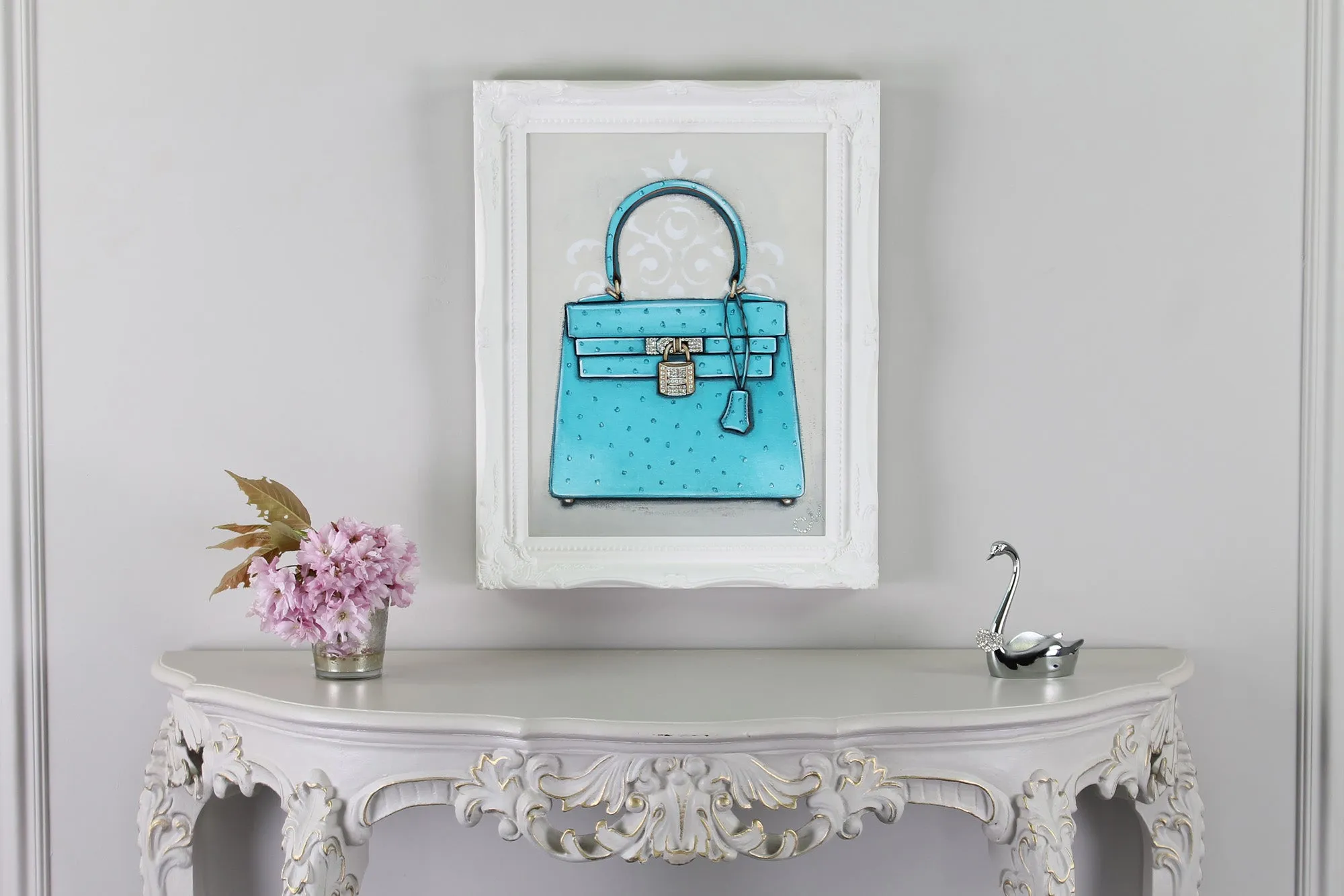 Original Hermès Kelly Ocean Dream Painting