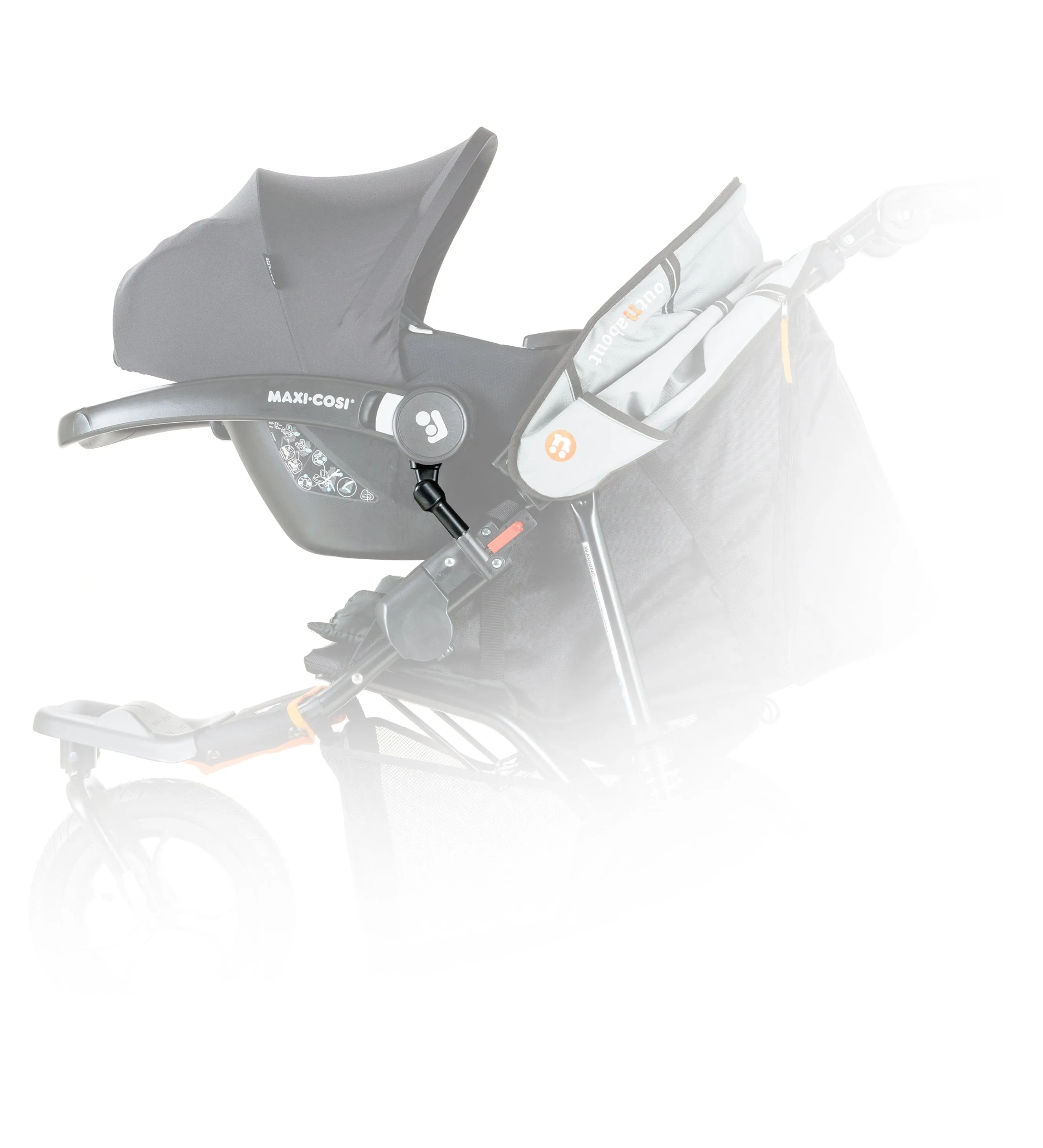 Out n About Nipper Single Maxi-Cosi Ultimate Bundle in Rock Salt Grey