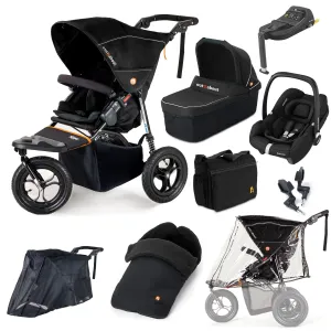 Out n About Nipper Single Maxi-Cosi Ultimate Bundle in Summit Black