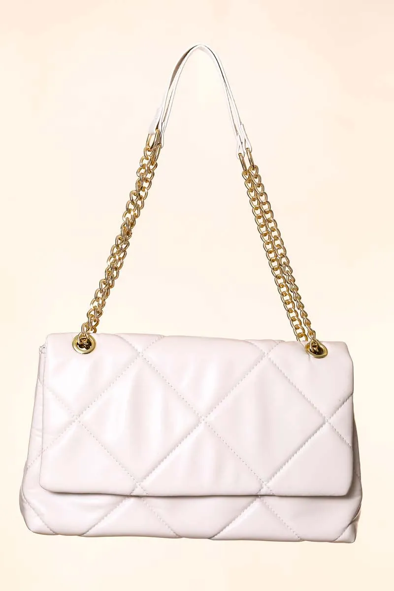 Oversized Quilt Chain Bag