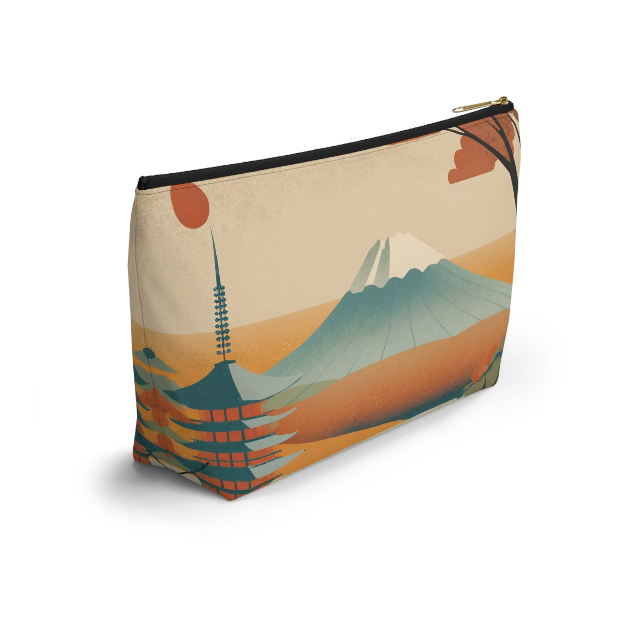 Pagoda by the Lake | Portable Tech Pouch for Gamers & Remote Workers