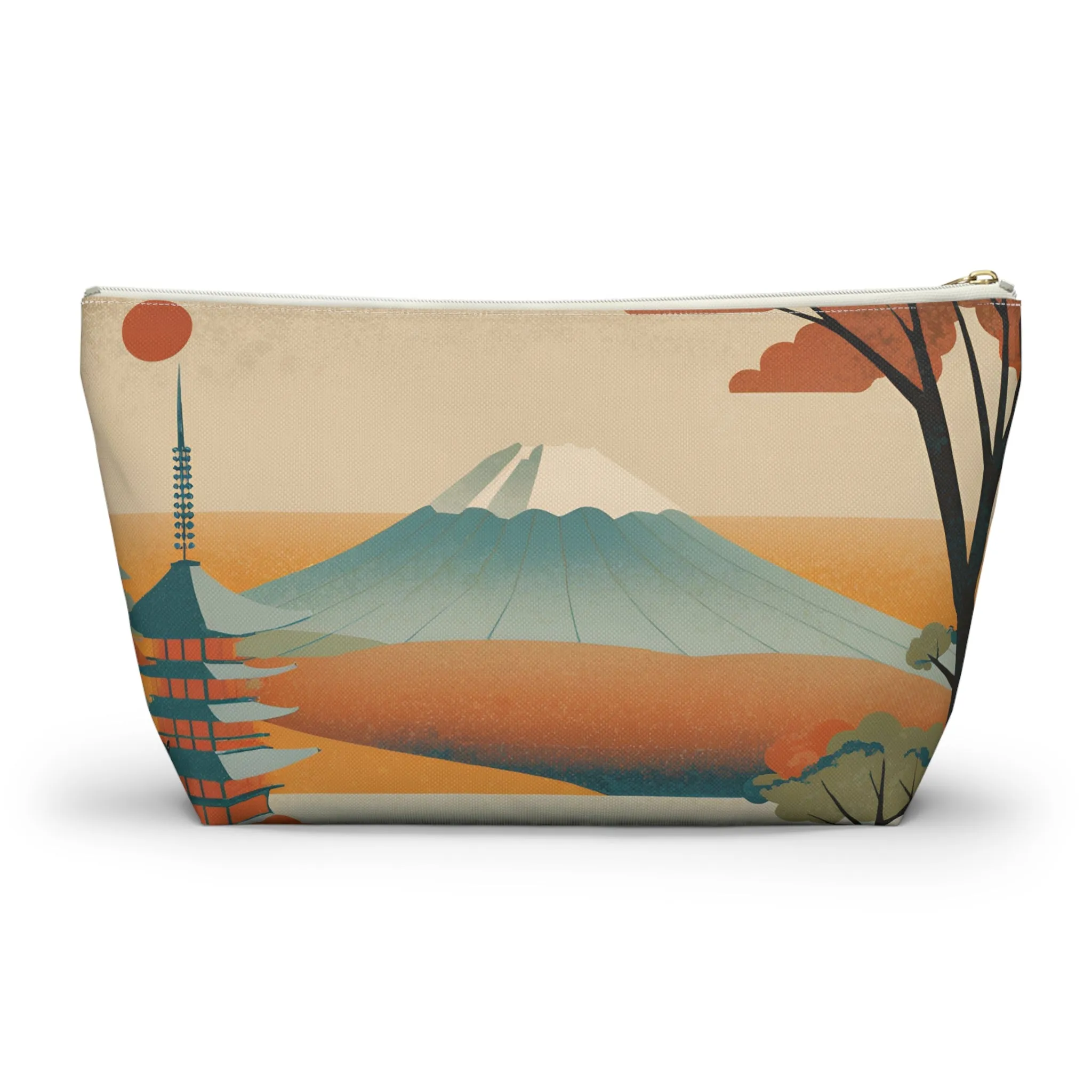 Pagoda by the Lake | Portable Tech Pouch for Gamers & Remote Workers