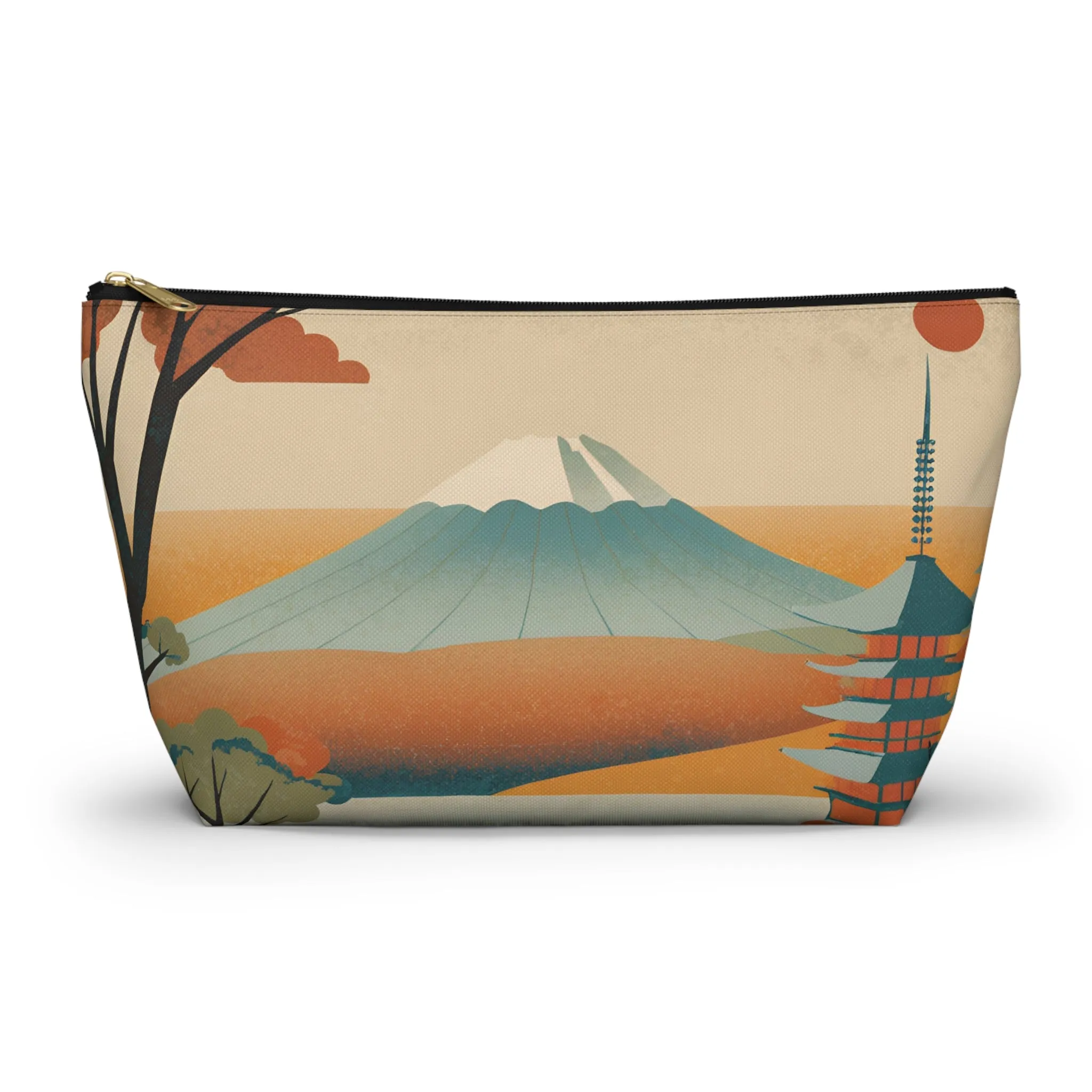Pagoda by the Lake | Portable Tech Pouch for Gamers & Remote Workers