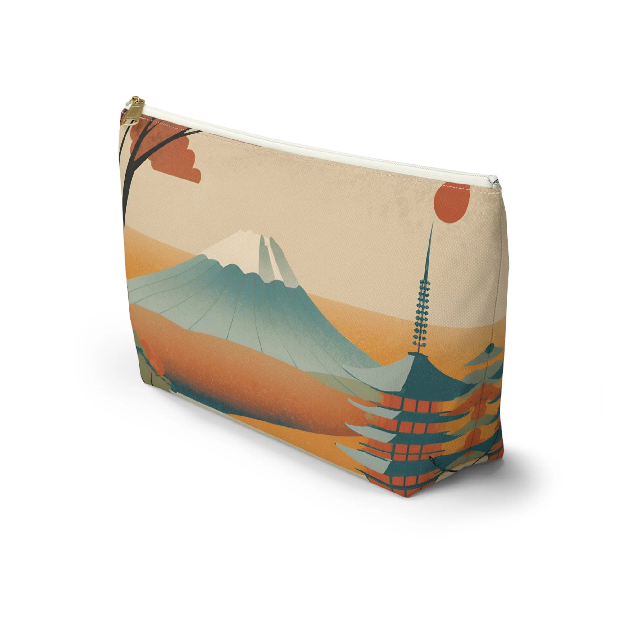 Pagoda by the Lake | Portable Tech Pouch for Gamers & Remote Workers
